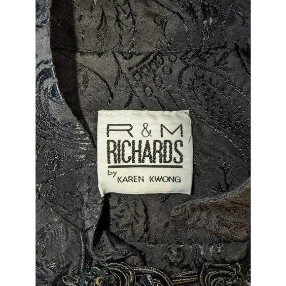 Vintage R&M Richards by Karen Kwong satin duster - Picture 5 of 8